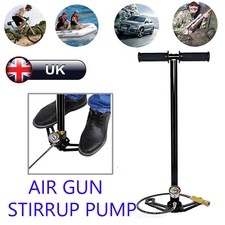 Stirrup Air Rifle Pump Airgun 4500psi High Pressure For PCP Accessories Hose