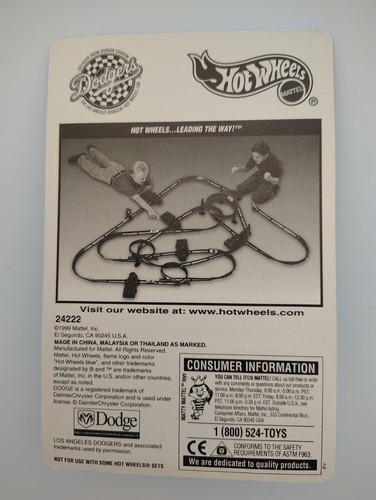 Hot Wheels - Dodge Viper RT/10 - LA Dodgers Stadium Exclusive - 1999 - Picture 6 of 6