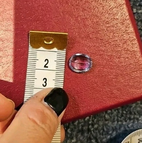 Light Blue Topaz Precious Stone Only. Small Chip. - Picture 8 of 8
