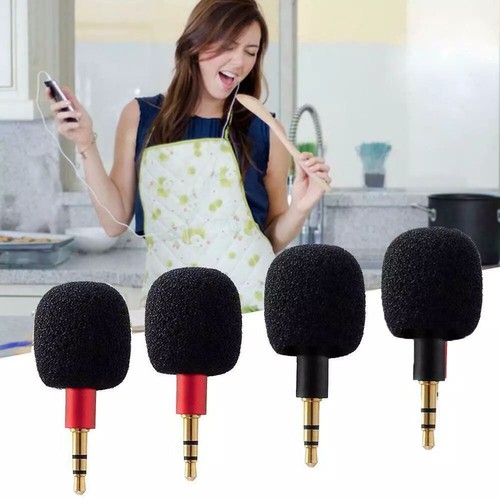 4PC Mini 3.5mm Jack Stereo Voice Mic Microphone For Recorder Three-pole Plug US - Picture 12 of 14
