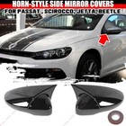 Mirror Caps Mirror Housing Cap Gloss Black for VW Passat Scirocco Beetle