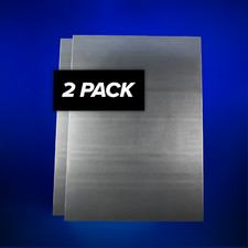   2 Pack .090 New Aluminum Sheet Metal 9x12 Flat stock plate. Grade 5052  