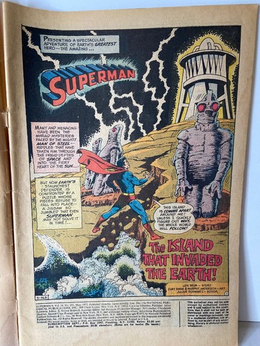 Superman 1972 Comics #251 The Island That Invaded the Earth! No Graded - Picture 6 of 12