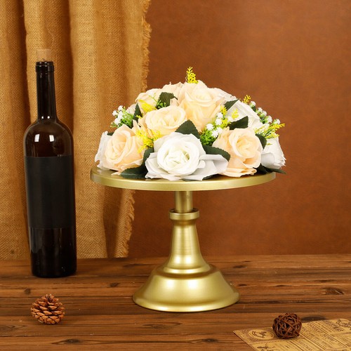 Round Cake Stand Metal Iron Pedestal Dessert Holder Wedding Party Rack Display - Picture 13 of 31