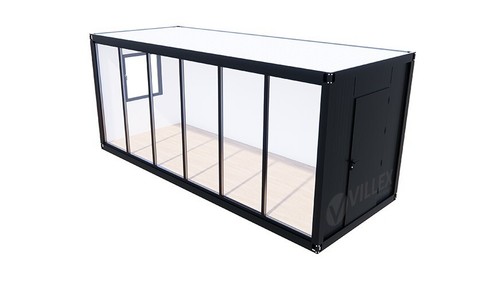Bürocontainer - 6,0 m x 2,4 m Container Villex - mit Elektrik + Klimaanlage! - Bild 10 von 10