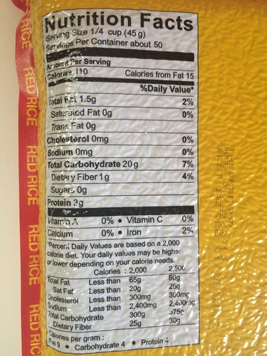 Thai Red Rice 5 Pound Gluten Free Nutty Flavor Rich in Fiber and Iron - Picture 2 of 2