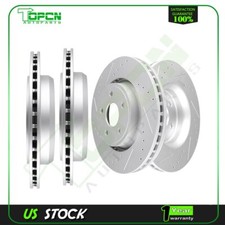 Front Rear Brake Discs Rotors For Jeep Grand Cherokee 2011 - 2017 Drill and Slot