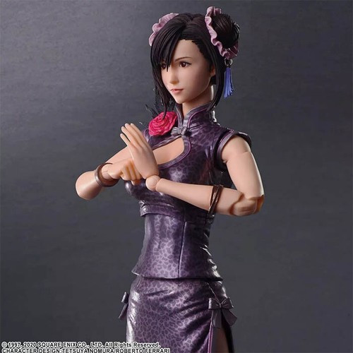 Play Arts Kai Tifa Lockhart Fighter Dress Final Fantasy VII 10" Figure Official - Picture 6 of 11