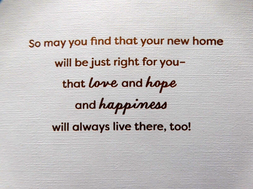 2 Karten Hallmark Glückwunsch zu Ihrem neuen Zuhause wo das Herz ist - Bild 6 von 8