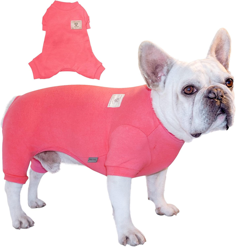Dog Pajamas - 4 Legged Dog Jumpsuits with Thermal, Cotton Pet Clothes for Small - Picture 12 of 12