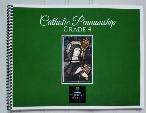 Catholic Penmanship K 1 2 3 4 5 6 ~ Handwriting Workbooks ~ St. Jerome School - Picture 30 of 49