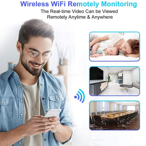Camaras Espias Con Audio y Video WiFi Inalambricas Oculta De Seguridad Para Casa - Bild 6 von 21