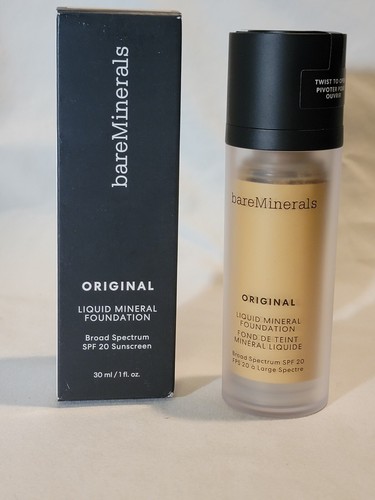 BareMinerals Original Liquid Mineral Foundation SPF20 GOLDEN BEIGE 1 13 N.I.B - Picture 1 of 8