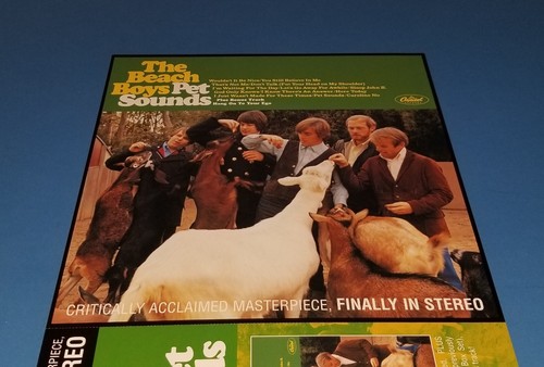 THE BEACH BOYS VINTAGE ORIGINAL PET SOUNDS PROMO 2 SEITEN DISPLAY POSTER BRIAN WILSON - Bild 2 von 15