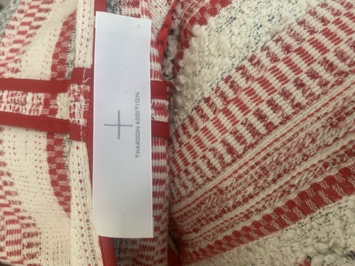 Thakoon Addition Novelty Woven Stripped Hooded Pullover 4 - Picture 5 of 17