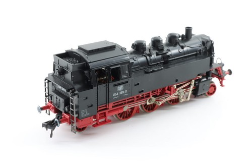 H0 Fleischmann DB 064 389-0 locomotora de vapor DC analógica /N44 - Imagen 4 de 4