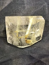 AT-1 Natural Rutilated Quartz 49.40ct 26x23x11mm Free Form Geometric angel hair
