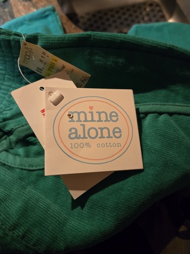 Pantalones de pana verde vintage Mine Alone para niños pequeños talla 18 meses unisex - Imagen 8 de 8