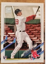 2021 Topps Series 1 Bobby Dalbec #26 Red Sox RC Rookie Clean Sharp 