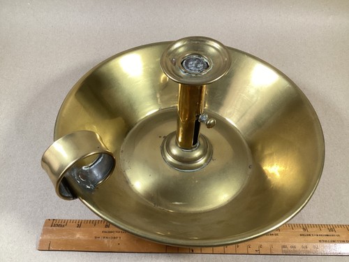 RARO BASTÓN DE CÁMARA DE POZO PROFUNDO DE LATÓN DE GRAN TAMAÑO 9,5 pulgadas de diámetro - Imagen 2 de 9