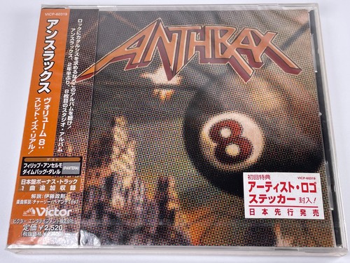 Anthrax Volume 8 The Threat Is Real Japan Import Obi VICP-60319 Brand New - Picture 1 of 2