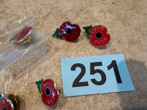 Mohn Appell Abzeichen 2012/2013/2014/2015/2016/2017/2018 - Bild 3 von 4
