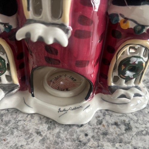 BLUE SKY Heather Goldminc HOME FOR THE HOLIDAYS Teelicht Kerzenhalter 2009 - Bild 5 von 11