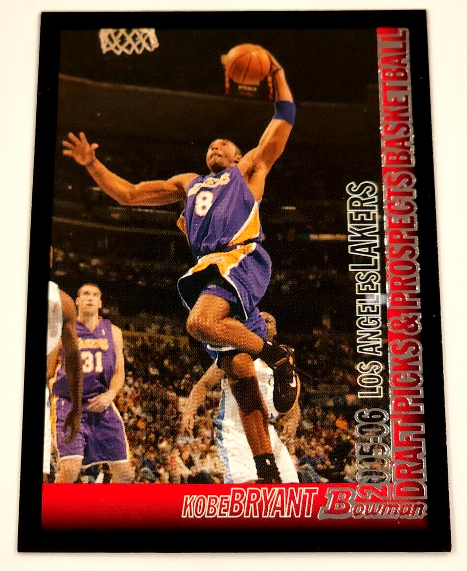 2005-06 Bowman Draft KOBE BRYANT Card #69 LOS ANGELES LAKERS HOF