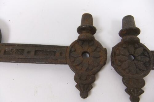 Vintage kleine Gusseisen Wandleuchter Öllampenhalter Arme - Bild 10 von 20