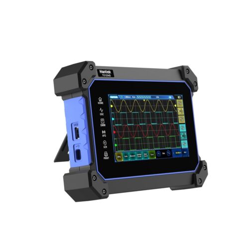 Hantek Oscilloscopio digitale touch screen 2CH/4CH 250 MHz multimetro sorgente segnale - Foto 3 di 23