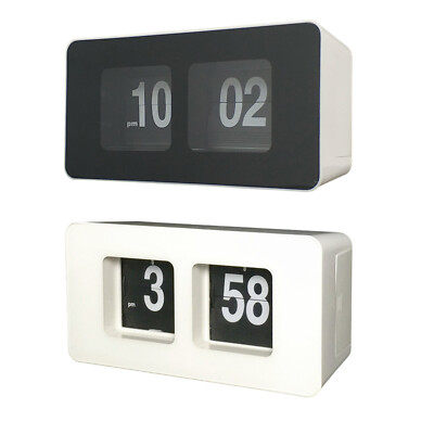Home Decor Desk Clock Retro Auto Flip Down in Acciaio Inossidabile A Pile del Display Digitale Unico Stand Desk Orologio da Tavolo,Nero Orologio d'Epoca Home Decor Desk Clock Retro Auto Flip Down in Acciaio Inossidabile A Pile del Display Digitale Unico Stand Desk Orologio da Tavolo,Nero Orologio d'Epoca