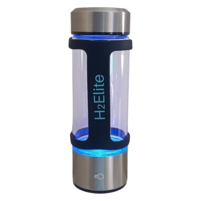 H2Elite Tragbare 420ML Wasserstoff Trinkflasche SPE PEM Tech & abnehmbarer Halter