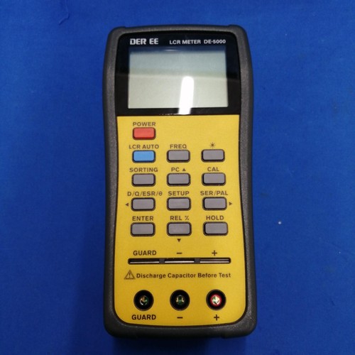 DER EE DE-5000 High Accuracy Handheld LCR Meter dual monitor Japan Display - 第 2/8 張圖片