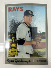 2019 TOPPS HERITAGE RYAN YARBROUGH THC-181 /999 CHROME TAMPA BAY RAYS 891