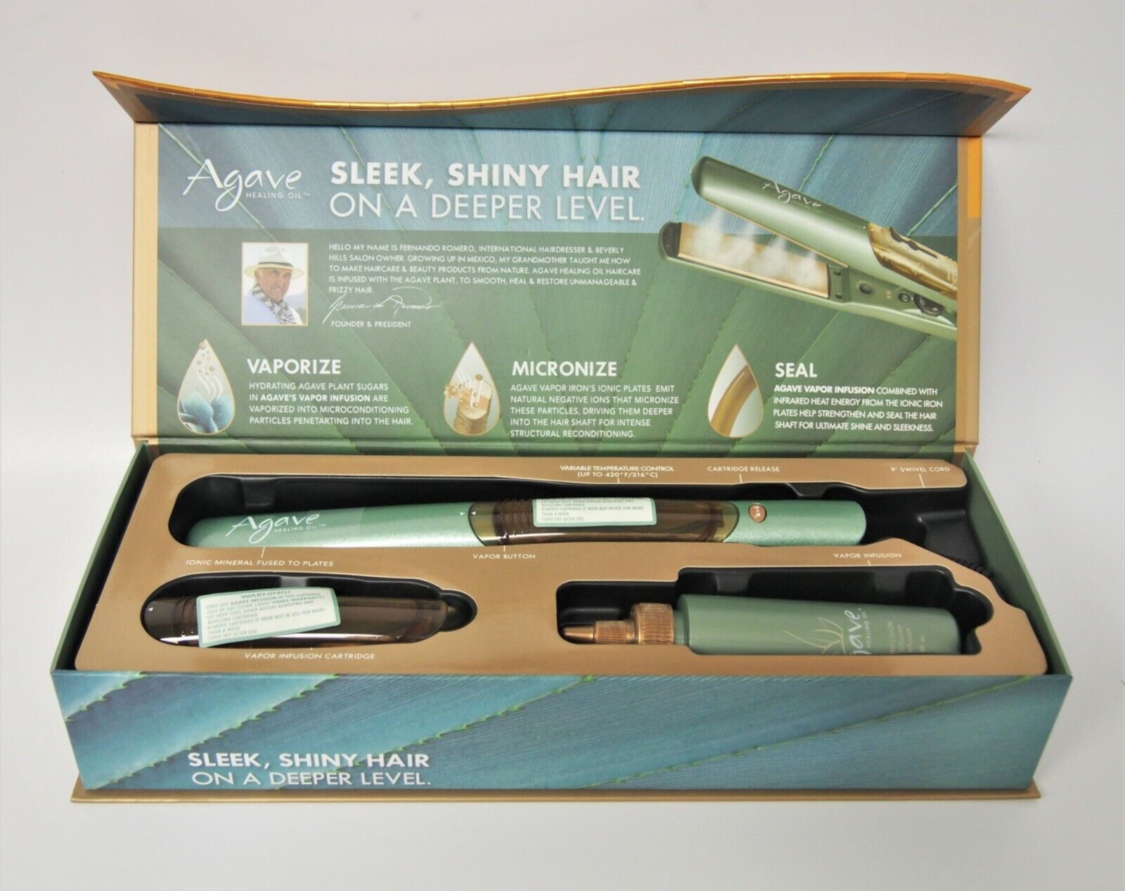 Agave steam flat clearance iron