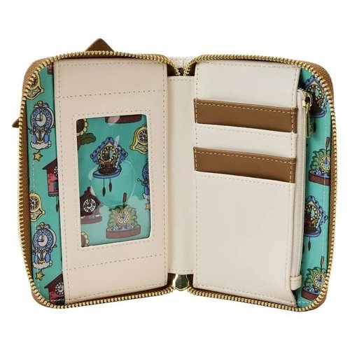 Disney Pinocchio Cuckoo Clock Zip Around Wallet Limited Edition Loungefly- NWT - Picture 5 of 7