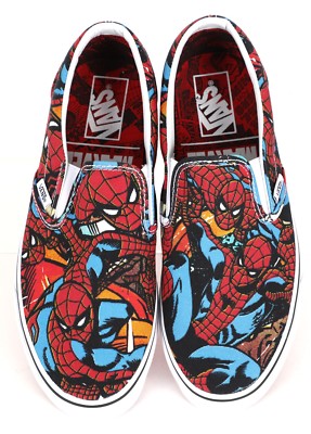 vans marvel slip ons