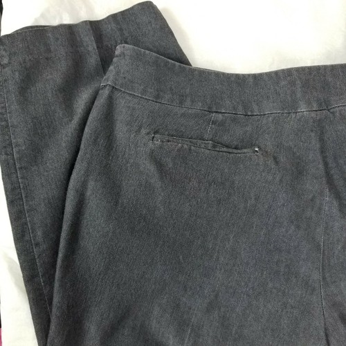 Sandro Womens Capris Size 14 Charcoal Mid Rise acheter Cotton Pockets