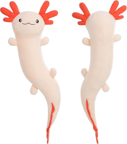 Giant Axolotl Plush Stuffed Animal,Big Axolotl Plush Pillow Toy,Huge Stuffed Axo - Picture 9 of 11