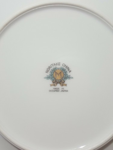 2 NORITAKE FINE CHINA ~ Bread & Butter Plate 6 1/2" ~ MADE IN OCCUPIED JAPAN - Picture 4 of 4