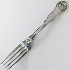 Royal-Husk-Kings-Husk-Set-12-Antique-Sterling-Silver-Forks-6-7-8-034-Long-1908
