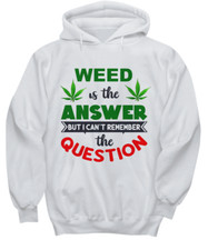 Cannabis hoodies for adult men and women, funny weed hoodies in colors shown