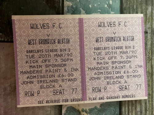 TICKETS: Wolves Wolverhampton Wanderers HOME AWAY 50er 70er 80er 1990s - Bild 74 von 206