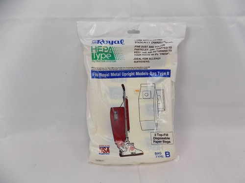 GENUINE Royal 3871075001, Style B Upright Vacuum Paper Bags 3pk - Picture 1 of 2