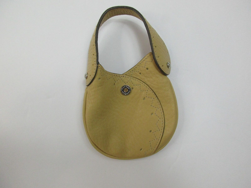 Cole Haan Village Classic Tote Handbag Womens Beige Leather with Two Pouch - Picture 4 of 6