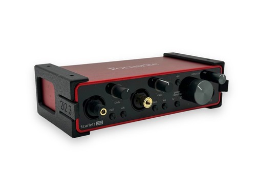Under Desk Mounting Kit for Focusrite Scarlett 2i2 Gen 3 USB Audio Interface - Picture 3 of 8