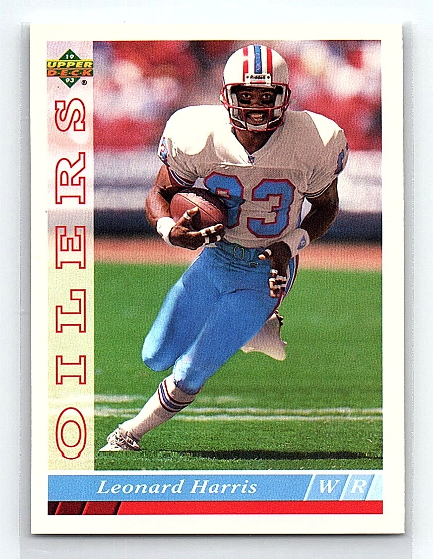 1993 Upper Deck Leonard Harris Houston Oilers 102 eBay