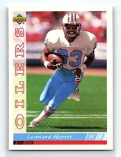 1993 Upper Deck Leonard Harris Houston Oilers #102