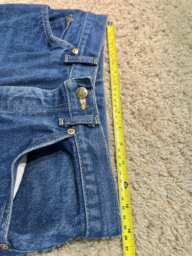 Vintage Lee Riders 28x29 (30x31) Straight Bootcut Cowboy Jeans Union Made USA - Picture 13 of 22