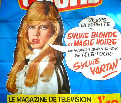 AFFICHE ANCIENNE PUB TÉTÉ POCHE SYLVIE VARTAN 27/09/1972 116cm x 160cm - Imagen 4 de 8